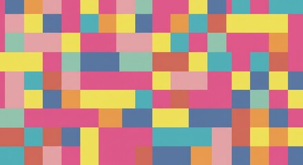 Chromatic Mosaic AI Generated