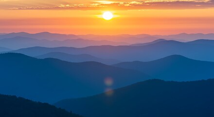 Obraz premium Golden Hour's Embrace AI Generated