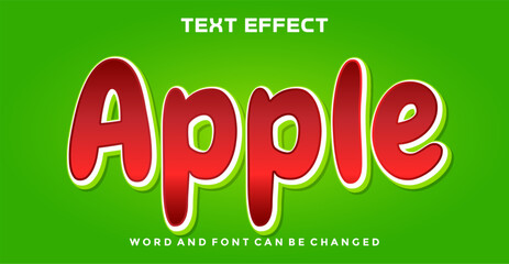 Apple editable text effect