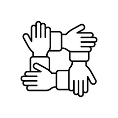 Collaboration  Vector icon