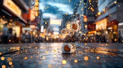 Fototapeta premium a white and black dog