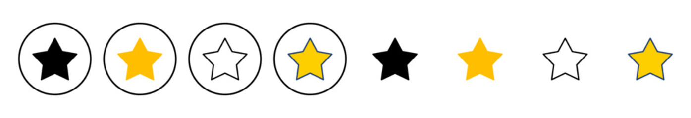 Star Icon vector. rating icon vector. favourite star icon