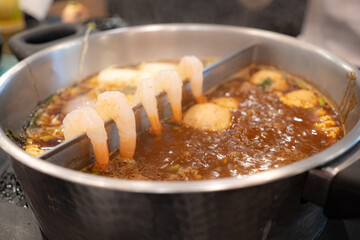 Food menu shabu restaurant hotpot 