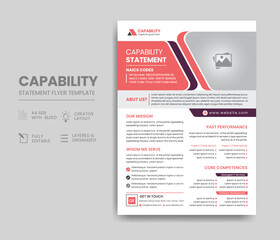 Capability Statement Template Design