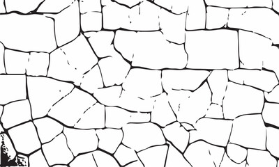 White black grey concrete wall, floor with cracks, texture background, cracked paint