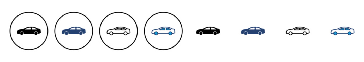Car icon vector. car vector icon. small sedan