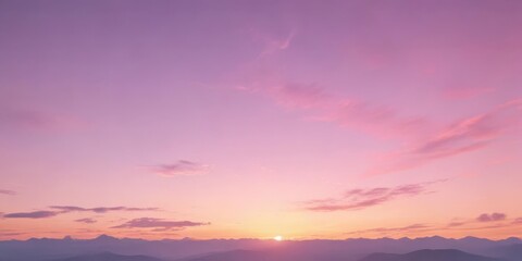 Obraz premium Fuzzy pastel sunset sky, pink, blue, yellow gradient , color, romantic