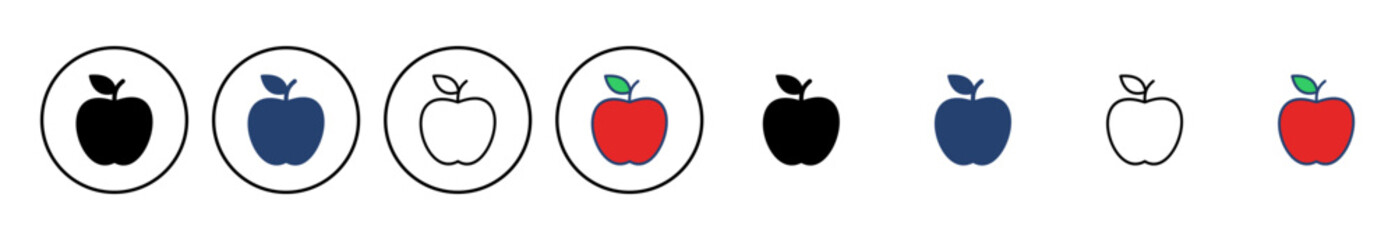Apple icon vector. Apple vector icon. apple symbols for your web design.
