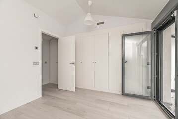 Built-in closets, which blend seamlessly into the wall, are an excellent option for maximizing...