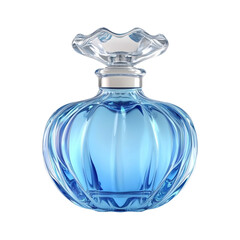 Elegant light blue perfume bottle design beautiful fragrance bottle