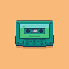 cassette tape vector illustration