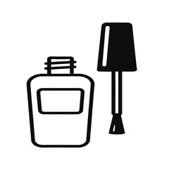 Obraz premium nail polish icon