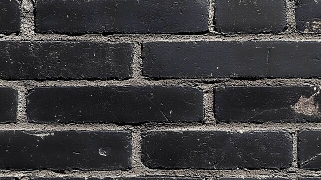 Fototapeta Dark Gray Brick Wall Texture Seamless Pattern Background
