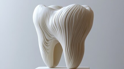 Abstract tooth sculpture