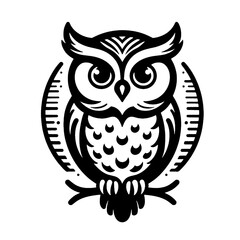 Fototapeta premium owl on a branch