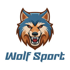 Wolf Sport Vector Logo