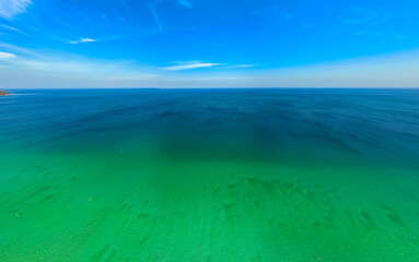 Aerial view beautiful sea surface nature background,Amazing waves texture ocean sea background