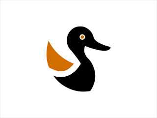 Simple, stylized logo of three ducks logo in various colors.