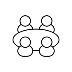 Meeting  Vector icon