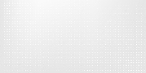 Dot white gray pattern gradient texture background. Abstract  technology big data digital background. 3d rendering.