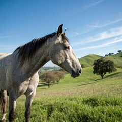 Obraz premium horse in the field