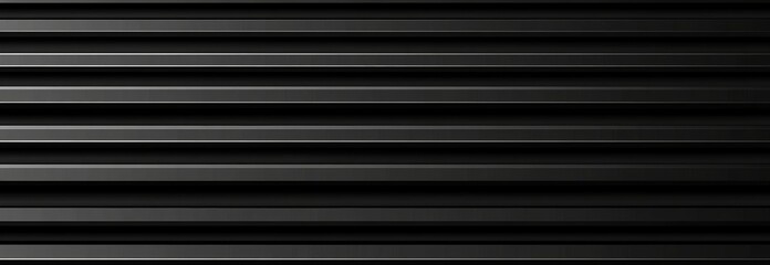 Obraz premium A dark sheet metal background design can be achieved with a black aluminum wall surface, which is also ideal for a wide warehouse wall or a solid case texture surface