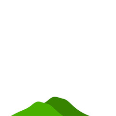 vector green mountains