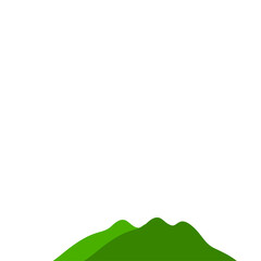 Fototapeta premium vector green mountains