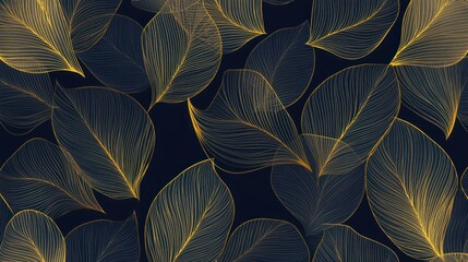 Golden leaf pattern (1)