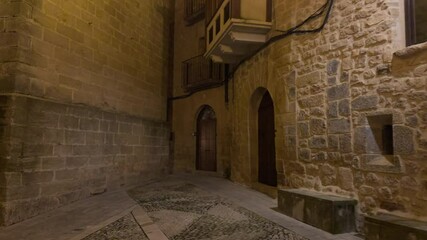 Exploring the charming alleyways of Cretas, Spain