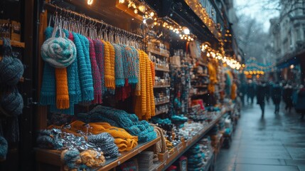 Winter Wonderland Market: Cozy Knitwear and Festive Lights