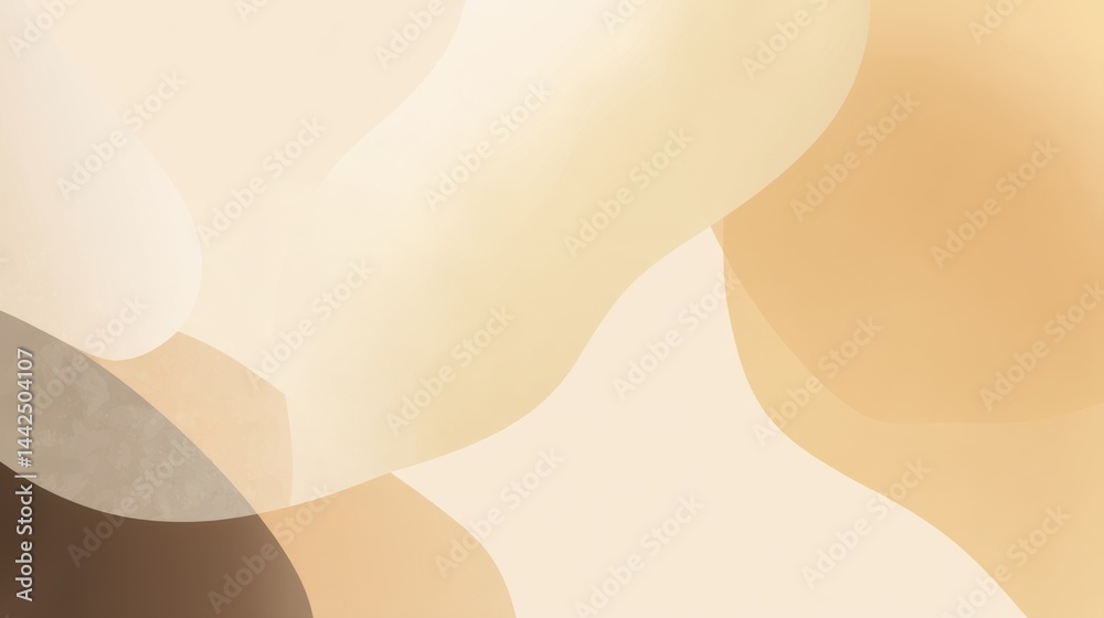 Aufkleber elegant neutral abstract background featuring warm beige tones and smooth gradients, ideal for sophi
