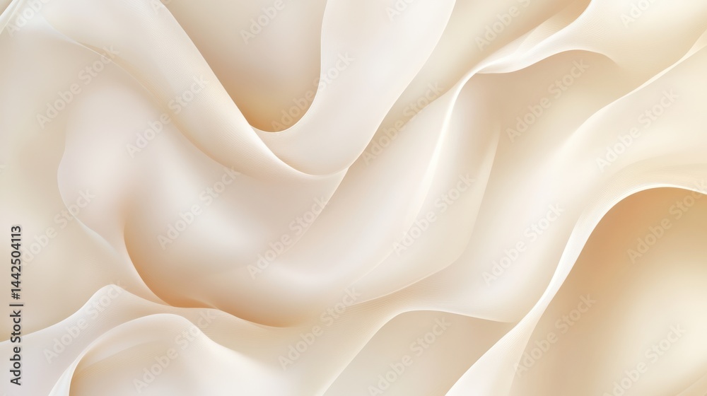 Poster Minimalist beige abstract background with soft organic shapes and subtle gradients, perfect for modern branding and elegant design.