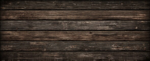 Fototapeta premium Old black wood texture, dark wooden background for use