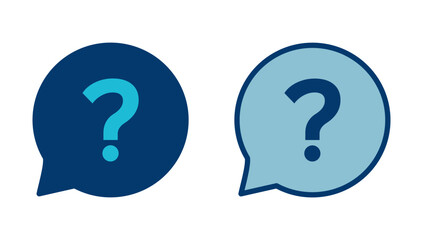 Question Icon vector isolated on white background. Question mark sign. help icon. Faq