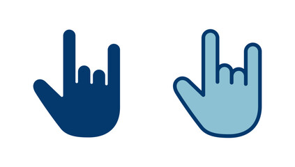 Hand icon vector isolated on white background. Hand gesture. hand stop