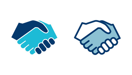 Business handshake icon vector isolated on white background. Handshake icon vector. contract agreement. Trust icon vector. Deal. Done. partnership icon