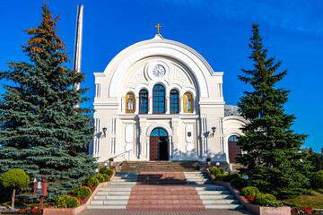 Brest Fortress Belarus Church St Nicholas Garrison Cathedral and Kolokolnya.