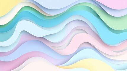 Pastel Waves Background (1)