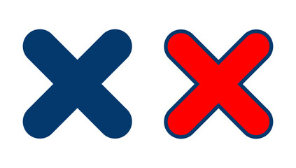 Close icon vector isolated on white background. Delete icon. remove, cancel, exit symbol