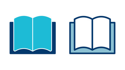 Book icon vector isolated on white background. Book vector icon. ebook icon
