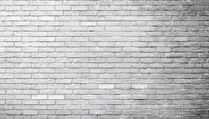 White gray light rustic brick wall texture background banner