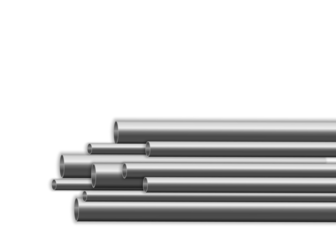 png shiny metallic tubing and black plastic cylinder stack for pipeline industry with stainless aluminium pipe and engineering profile in abstract three-dimensional construction on white background

