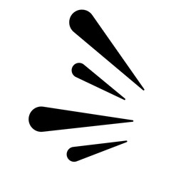 Comic Attention Icon, Icons that express awareness, discovery, attention, and emphasis, Simple Icon Vector Design, best used for presentation, application, web and banner