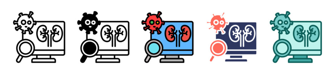 Cancer Screening multiple icon