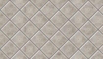 Seamless beige gray grey vintage retro grunge cement stone concrete tile  wallpaper texture