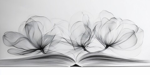 Blossoming book ethereal floral artistry unfolds