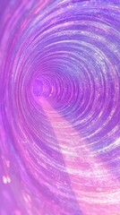 A swirling, colorful tunnel of light, creating a sense of depth and movement.