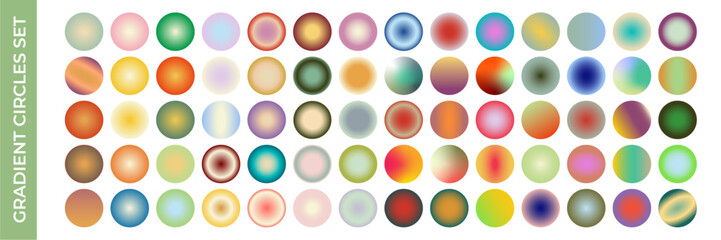 Gradient Circles Collection for Modern Design Projects