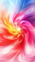 A vibrant swirl of colors creating a dynamic, abstract pattern.